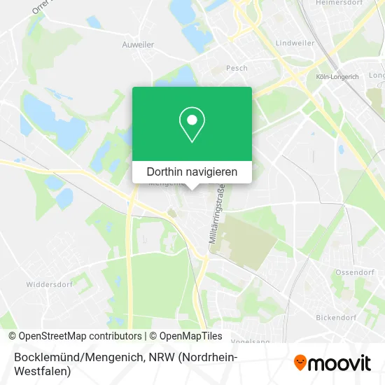 Bocklemünd/Mengenich Karte