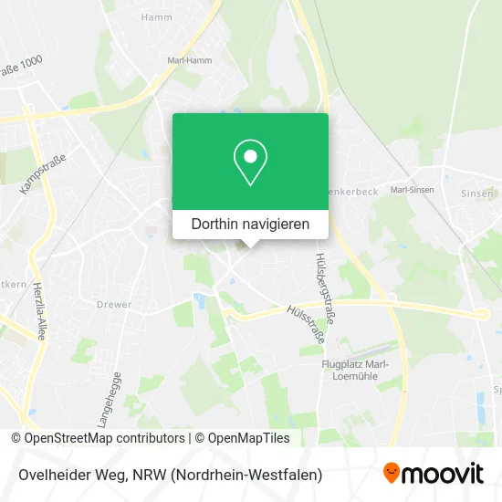 Ovelheider Weg Karte