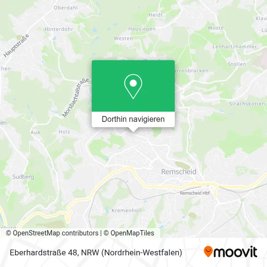 Eberhardstraße 48 Karte