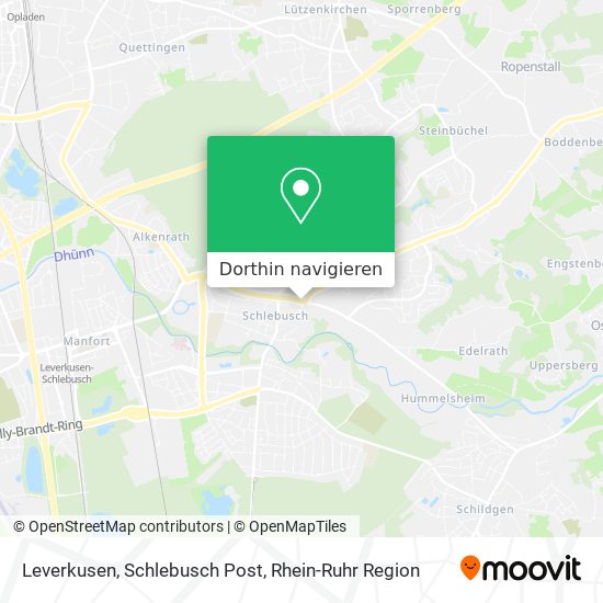 Leverkusen, Schlebusch Post Karte