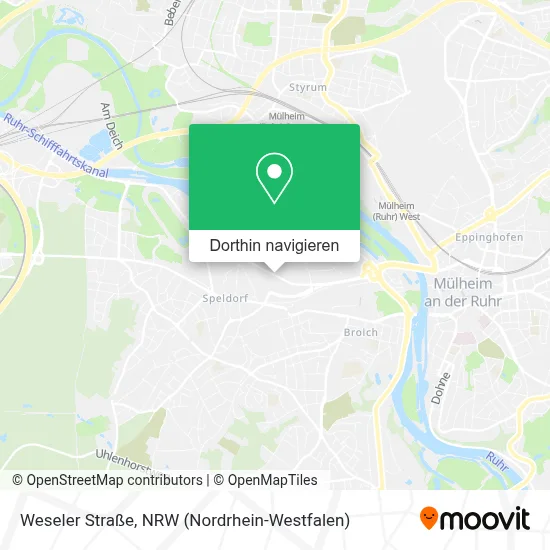 Weseler Straße Karte