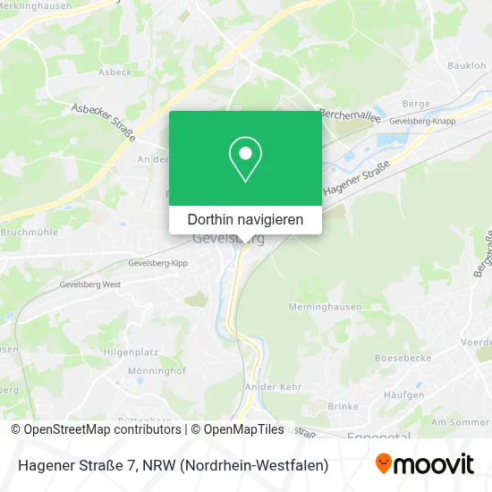 Hagener Straße 7 Karte