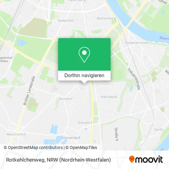 Rotkehlchenweg Karte