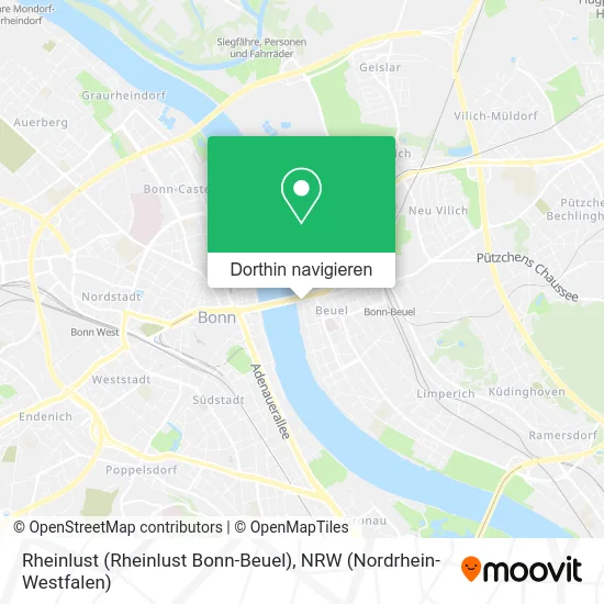 Rheinlust (Rheinlust Bonn-Beuel) Karte