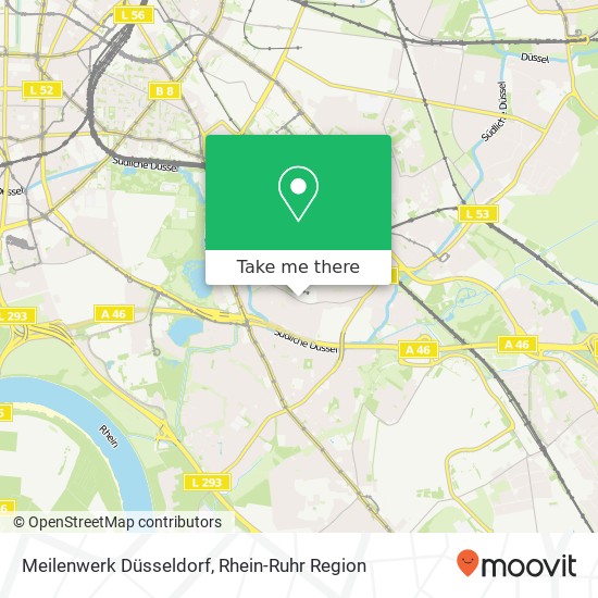 Meilenwerk Düsseldorf Karte