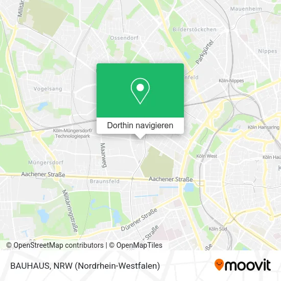 BAUHAUS Karte