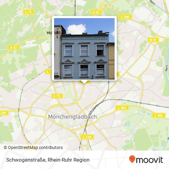 Schwogenstraße Karte