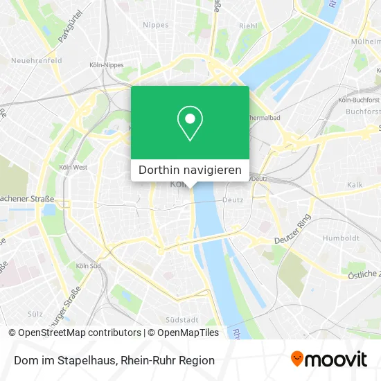 Dom im Stapelhaus Karte