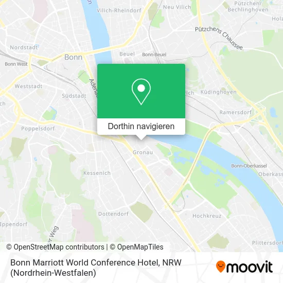 Bonn Marriott World Conference Hotel Karte