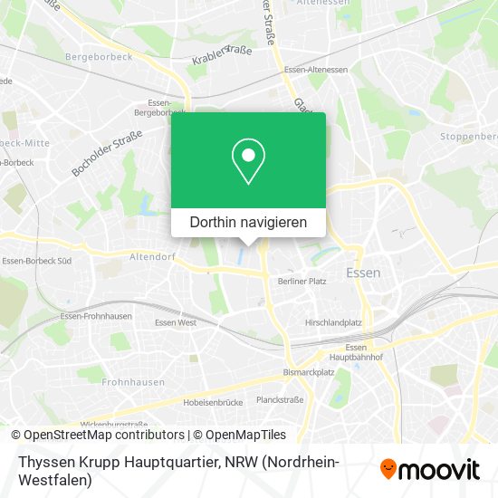Thyssen Krupp Hauptquartier Karte