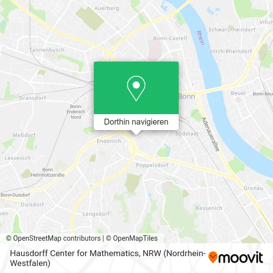 Hausdorff Center for Mathematics Karte