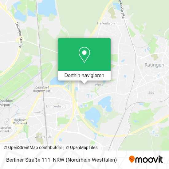 Berliner Straße 111 Karte