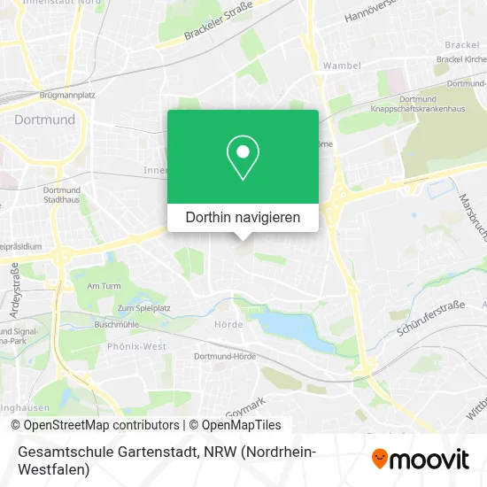 Gesamtschule Gartenstadt Karte