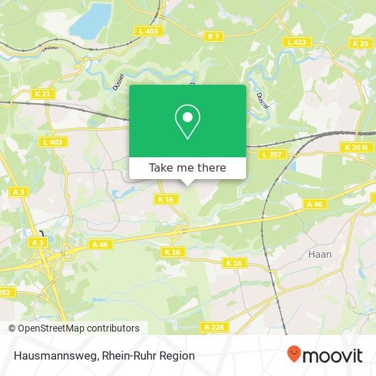 Hausmannsweg Karte