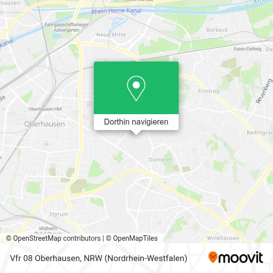Vfr 08 Oberhausen Karte