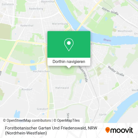 Forstbotanischer Garten Und Friedenswald Karte