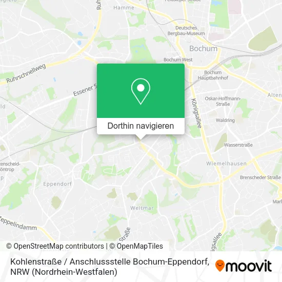 Kohlenstraße / Anschlussstelle Bochum-Eppendorf Karte