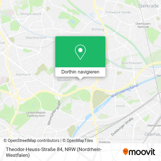 Theodor-Heuss-Straße 84 Karte