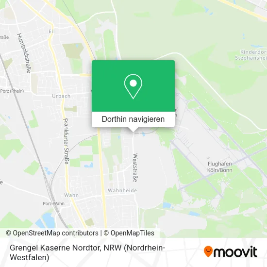 Grengel Kaserne Nordtor Karte