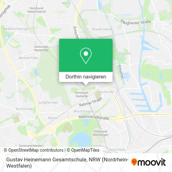 Gustav Heinemann Gesamtschule Karte