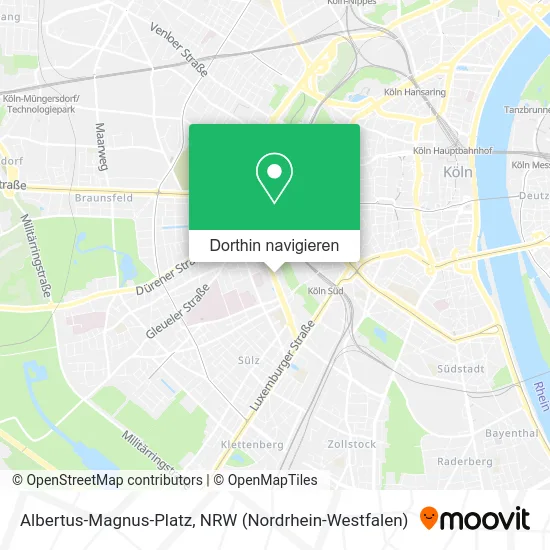 Albertus-Magnus-Platz Karte