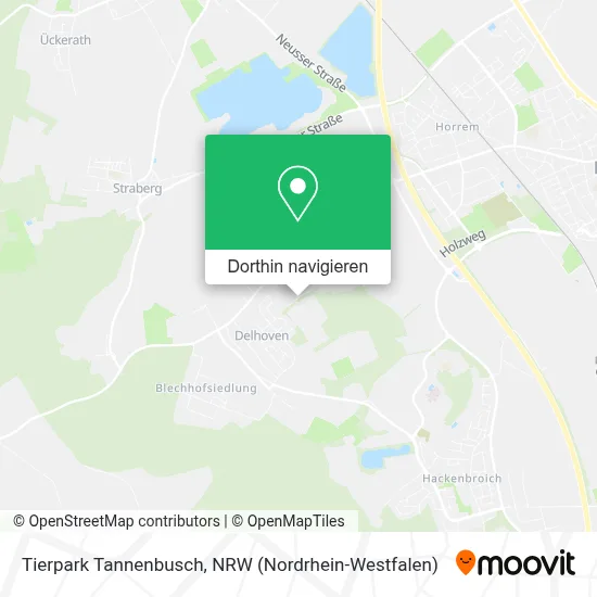 Tierpark Tannenbusch Karte