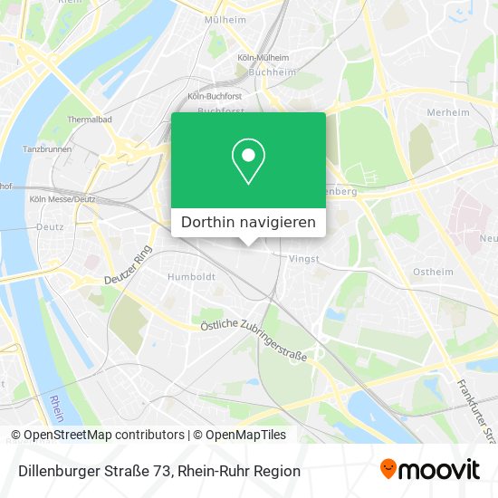 Dillenburger Straße 73 Karte