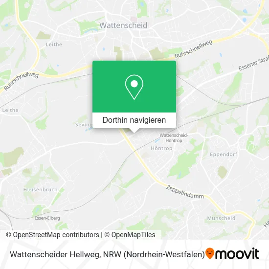 Wattenscheider Hellweg Karte