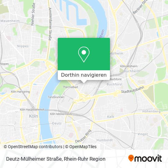 Deutz-Mülheimer Straße Karte