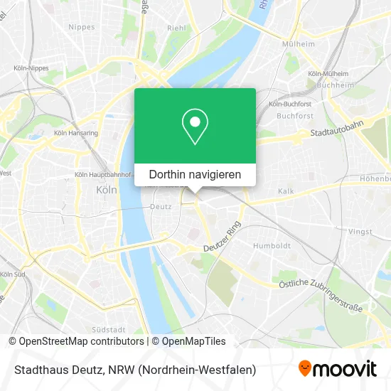 Stadthaus Deutz Karte