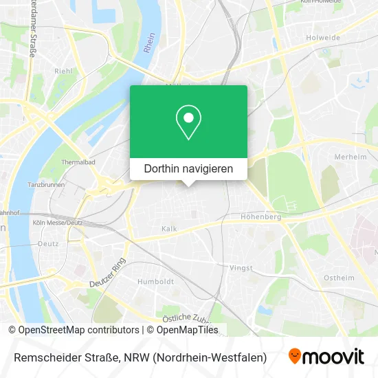 Remscheider Straße Karte