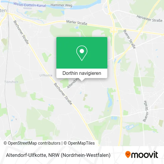 Altendorf-Ulfkotte Karte