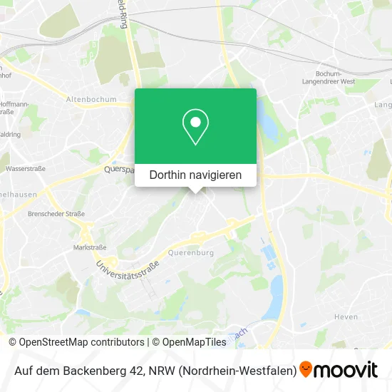 Auf dem Backenberg 42 Karte