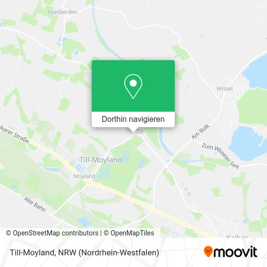 Till-Moyland Karte