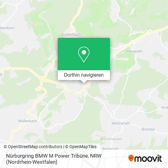 Nürburgring BMW M Power Tribüne Karte