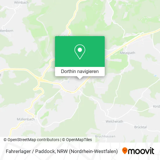 Fahrerlager / Paddock Karte