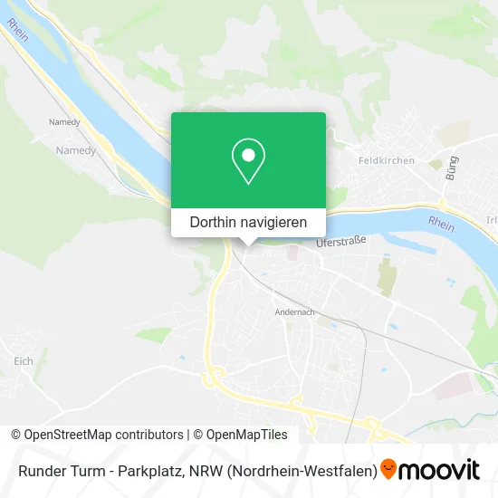Runder Turm - Parkplatz Karte