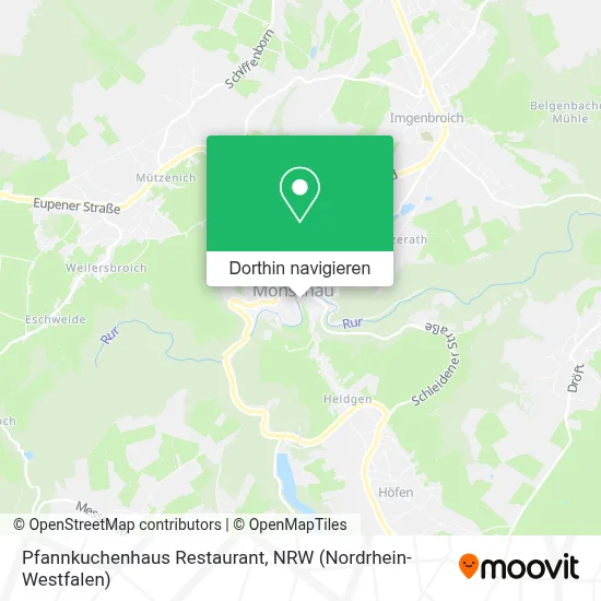 Pfannkuchenhaus Restaurant Karte