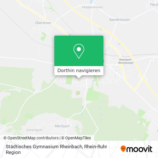 Städtisches Gymnasium Rheinbach Karte