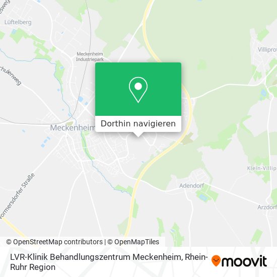 LVR-Klinik Behandlungszentrum Meckenheim Karte