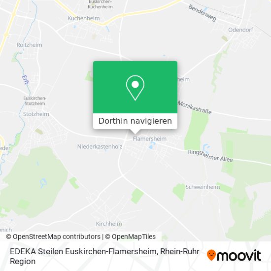 EDEKA Steilen Euskirchen-Flamersheim Karte
