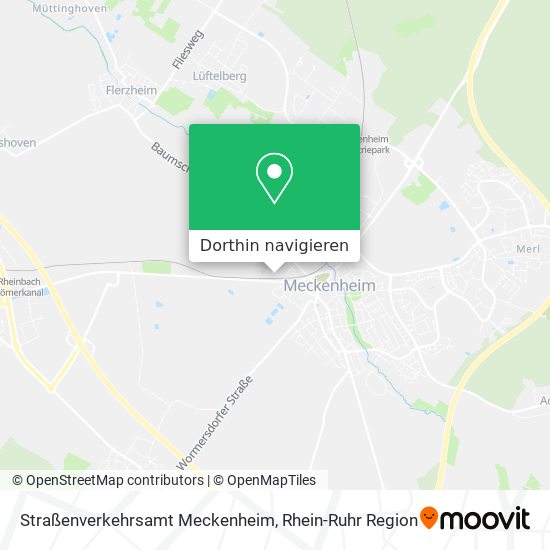 Straßenverkehrsamt Meckenheim Karte