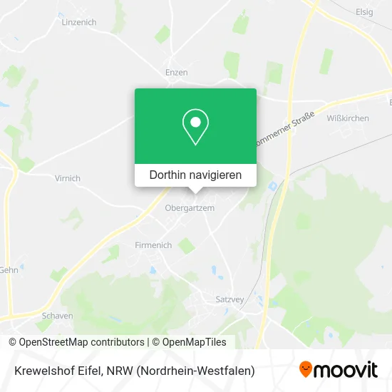 Krewelshof Eifel Karte