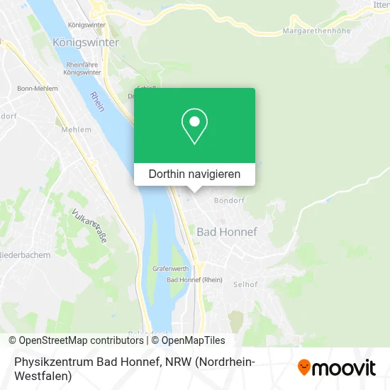 Physikzentrum Bad Honnef Karte
