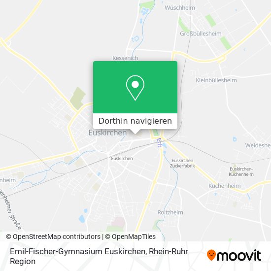 Emil-Fischer-Gymnasium Euskirchen Karte