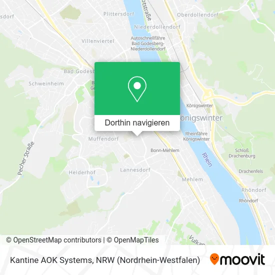 Kantine AOK Systems Karte