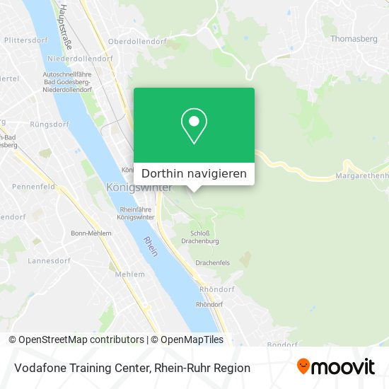 Vodafone Training Center Karte