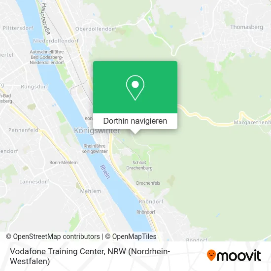 Vodafone Training Center Karte