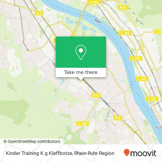 Kinder Training K.g.Kleffbotze Karte