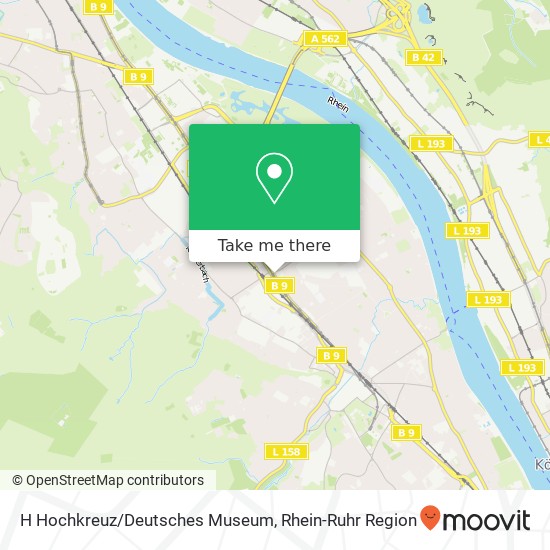 H Hochkreuz/Deutsches Museum Karte